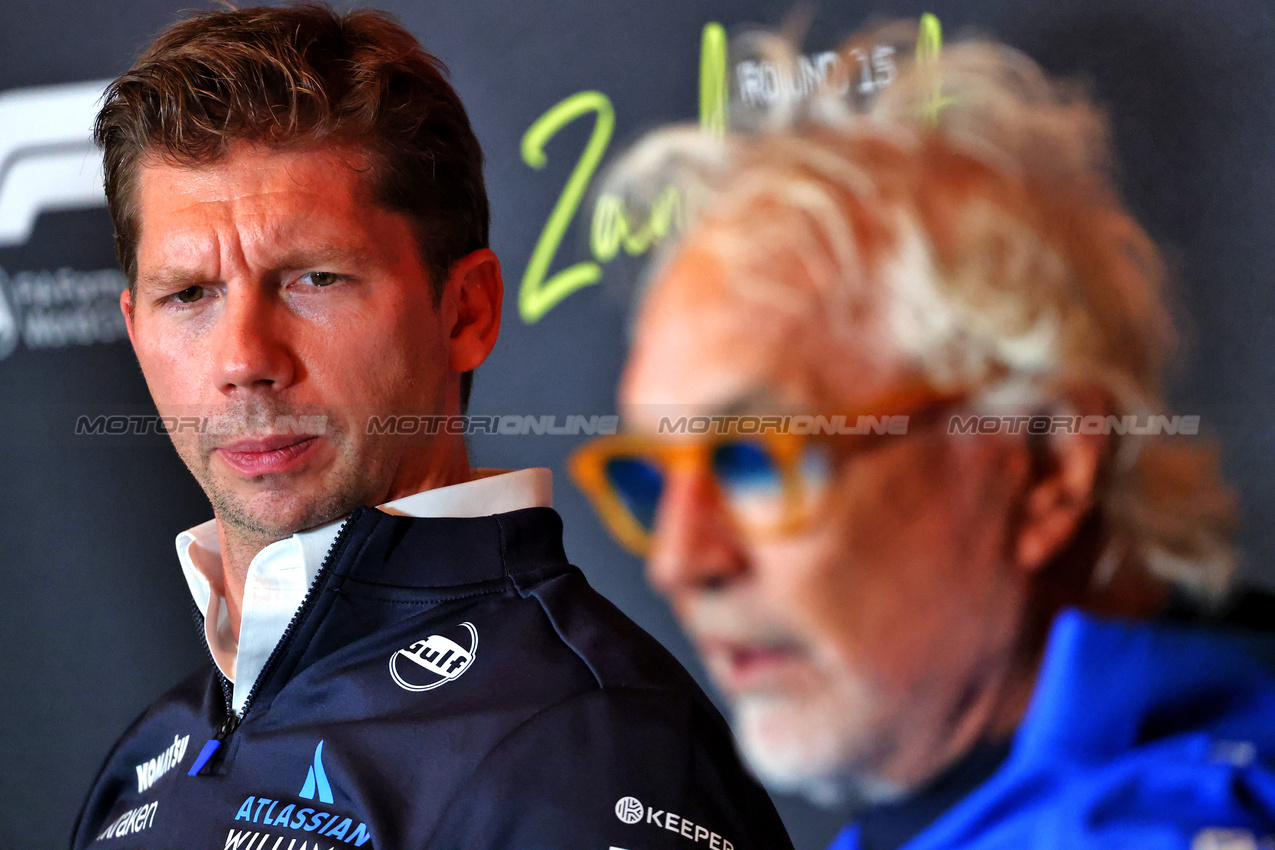 GP OLANDA, James Vowles (GBR) Atlassian Williams Racing Team Principal in the FIA Press Conference.

29.08.2025. Formula 1 World Championship, Rd 15, Dutch Grand Prix, Zandvoort, Netherlands, Practice Day.

- www.xpbimages.com, EMail: requests@xpbimages.com © Copyright: Batchelor / XPB Images
