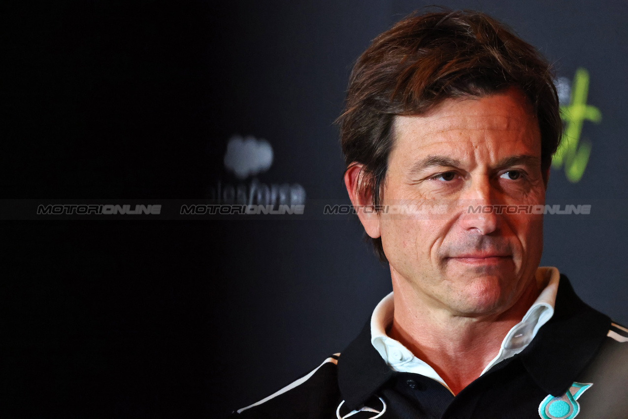 GP OLANDA, Toto Wolff (GER) Mercedes AMG F1 Shareholder e Executive Director in the FIA Press Conference.

29.08.2025. Formula 1 World Championship, Rd 15, Dutch Grand Prix, Zandvoort, Netherlands, Practice Day.

- www.xpbimages.com, EMail: requests@xpbimages.com © Copyright: Batchelor / XPB Images