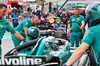 GP OLANDA, Franco Colapinto (ARG) Alpine F1 Team A525 e Lance Stroll (CDN) Aston Martin F1 Team AMR25 in the pits.

29.08.2025. Formula 1 World Championship, Rd 15, Dutch Grand Prix, Zandvoort, Netherlands, Practice Day.

- www.xpbimages.com, EMail: requests@xpbimages.com © Copyright: Batchelor / XPB Images
