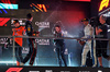 GP QATAR, The podium (L to R): Oscar Piastri (AUS) McLaren, second; Max Verstappen (NLD) Red Bull Racing, vincitore; Hannah Schmitz (GBR) Red Bull Racing Senior Strategy Engineer; Carlos Sainz (ESP) Atlassian Williams Racing, third.

30.11.2025. Formula 1 World Championship, Rd 23, Qatar Grand Prix, Doha, Qatar, Gara Day.

- www.xpbimages.com, EMail: requests@xpbimages.com © Copyright: Batchelor / XPB Images
