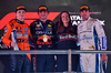 GP QATAR, The podium (L to R): Oscar Piastri (AUS) McLaren, second; Max Verstappen (NLD) Red Bull Racing, vincitore; Hannah Schmitz (GBR) Red Bull Racing Senior Strategy Engineer; Carlos Sainz (ESP) Atlassian Williams Racing, third.
30.11.2025. Formula 1 World Championship, Rd 23, Qatar Grand Prix, Doha, Qatar, Gara Day.
- www.xpbimages.com, EMail: requests@xpbimages.com © Copyright: Batchelor / XPB Images