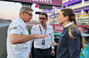 GP QATAR, (L to R): Bernd Maylander (GER) FIA Safety Car Driver with Rui Marques (POR) FIA Gara Director e Claire Dubbelman (NLD) F1 Deputy Gara Director on the grid.

29.11.2025. Formula 1 World Championship, Rd 23, Qatar Grand Prix, Doha, Qatar, Sprint e Qualifiche Day.

- www.xpbimages.com, EMail: requests@xpbimages.com © Copyright: Moy / XPB Images