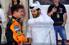 GP QATAR, (L to R): Lando Norris (GBR) McLaren in qualifying parc ferme with Mohammed Bin Sulayem (UAE) FIA President.

29.11.2025. Formula 1 World Championship, Rd 23, Qatar Grand Prix, Doha, Qatar, Sprint e Qualifiche Day.

- www.xpbimages.com, EMail: requests@xpbimages.com © Copyright: Batchelor / XPB Images