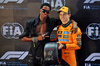 GP QATAR, (L to R): Alton Mason (USA) Model presents the Pirelli Pole Position Award to Oscar Piastri (AUS) McLaren in qualifying parc ferme.
29.11.2025. Formula 1 World Championship, Rd 23, Qatar Grand Prix, Doha, Qatar, Sprint e Qualifiche Day.
- www.xpbimages.com, EMail: requests@xpbimages.com © Copyright: Batchelor / XPB Images