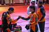 GP QATAR, (L to R): Second placed Lando Norris (GBR) McLaren with pole sitter Oscar Piastri (AUS) McLaren in qualifying parc ferme.

29.11.2025. Formula 1 World Championship, Rd 23, Qatar Grand Prix, Doha, Qatar, Sprint e Qualifiche Day.

- www.xpbimages.com, EMail: requests@xpbimages.com © Copyright: Batchelor / XPB Images