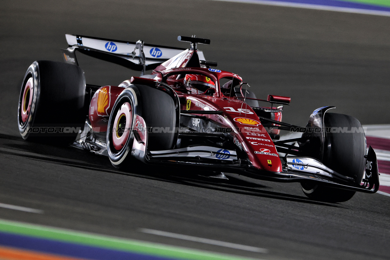 GP QATAR, Charles Leclerc (MON) Ferrari SF-25.

28.11.2025 Formula 1 World Championship, Rd 23, Qatar Grand Prix, Doha, Qatar, Sprint Qualifiche Day.

- www.xpbimages.com, EMail: requests@xpbimages.com © Copyright: Charniaux / XPB Images