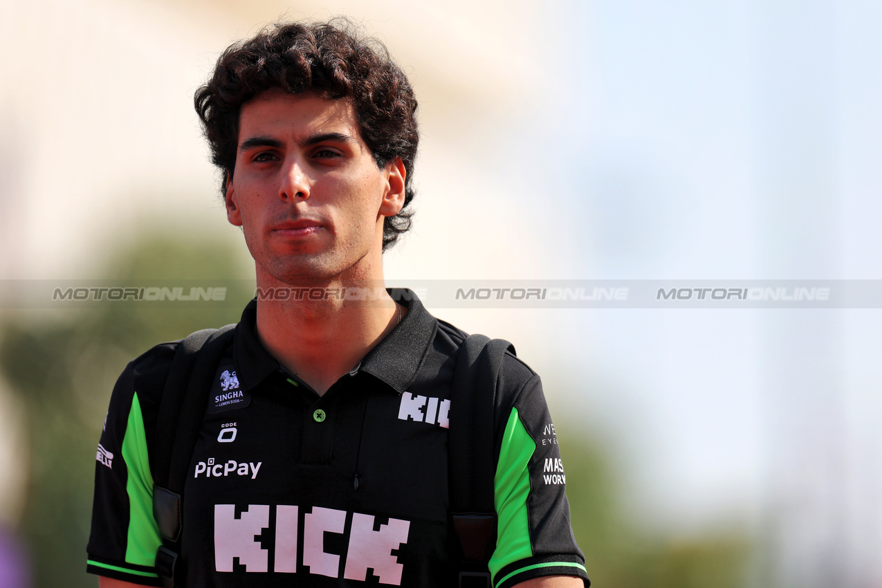 GP QATAR, Gabriel Bortoleto (BRA) Sauber.
28.11.2025 Formula 1 World Championship, Rd 23, Qatar Grand Prix, Doha, Qatar, Sprint Qualifiche Day.
- www.xpbimages.com, EMail: requests@xpbimages.com © Copyright: Charniaux / XPB Images