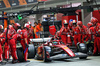 GP SINGAPORE, Charles Leclerc (MON) Ferrari SF-25 makes a pit stop.

05.10.2025. Formula 1 World Championship, Rd 18, Singapore Grand Prix, Marina Bay Street Circuit, Singapore, Gara Day.

- www.xpbimages.com, EMail: requests@xpbimages.com © Copyright: Batchelor / XPB Images