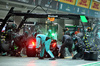 GP SINGAPORE, George Russell (GBR) Mercedes AMG F1 W16 makes a pit stop.

05.10.2025. Formula 1 World Championship, Rd 18, Singapore Grand Prix, Marina Bay Street Circuit, Singapore, Gara Day.

- www.xpbimages.com, EMail: requests@xpbimages.com © Copyright: Batchelor / XPB Images