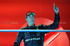 GP SINGAPORE, Gara winner George Russell (GBR) Mercedes AMG F1 celebrates on the podium.

05.10.2025. Formula 1 World Championship, Rd 18, Singapore Grand Prix, Marina Bay Street Circuit, Singapore, Gara Day.

- www.xpbimages.com, EMail: requests@xpbimages.com © Copyright: Batchelor / XPB Images