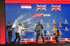 GP SINGAPORE, The podium (L to R):Max Verstappen (NLD) Red Bull Racing, second; Tengku Muhammad Taufik (MAL) Petronas CEO; George Russell (GBR) Mercedes AMG F1, vincitore; Lando Norris (GBR) McLaren, third.

05.10.2025. Formula 1 World Championship, Rd 18, Singapore Grand Prix, Marina Bay Street Circuit, Singapore, Gara Day.

- www.xpbimages.com, EMail: requests@xpbimages.com © Copyright: Bearne / XPB Images