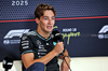 GP SINGAPORE, George Russell (GBR) Mercedes AMG F1 in the post race FIA Press Conference.

05.10.2025. Formula 1 World Championship, Rd 18, Singapore Grand Prix, Marina Bay Street Circuit, Singapore, Gara Day.

- www.xpbimages.com, EMail: requests@xpbimages.com © Copyright: Batchelor / XPB Images