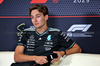 GP SINGAPORE, George Russell (GBR) Mercedes AMG F1 in the post race FIA Press Conference.

05.10.2025. Formula 1 World Championship, Rd 18, Singapore Grand Prix, Marina Bay Street Circuit, Singapore, Gara Day.

- www.xpbimages.com, EMail: requests@xpbimages.com © Copyright: Batchelor / XPB Images