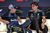 GP SINGAPORE, (L to R): Max Verstappen (NLD) Red Bull Racing e George Russell (GBR) Mercedes AMG F1 in the post race FIA Press Conference.

05.10.2025. Formula 1 World Championship, Rd 18, Singapore Grand Prix, Marina Bay Street Circuit, Singapore, Gara Day.

- www.xpbimages.com, EMail: requests@xpbimages.com © Copyright: Moy / XPB Images