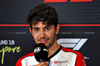 GP SINGAPORE, Esteban Ocon (FRA) Haas F1 Team in the FIA Press Conference.

02.10.2025. Formula 1 World Championship, Rd 18, Singapore Grand Prix, Marina Bay Street Circuit, Singapore, Preparation Day.

 - www.xpbimages.com, EMail: requests@xpbimages.com © Copyright: Rew / XPB Images