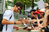 GP SINGAPORE, Esteban Ocon (FRA) Haas F1 Team with fans.

02.10.2025. Formula 1 World Championship, Rd 18, Singapore Grand Prix, Marina Bay Street Circuit, Singapore, Preparation Day.

- www.xpbimages.com, EMail: requests@xpbimages.com © Copyright: Moy / XPB Images