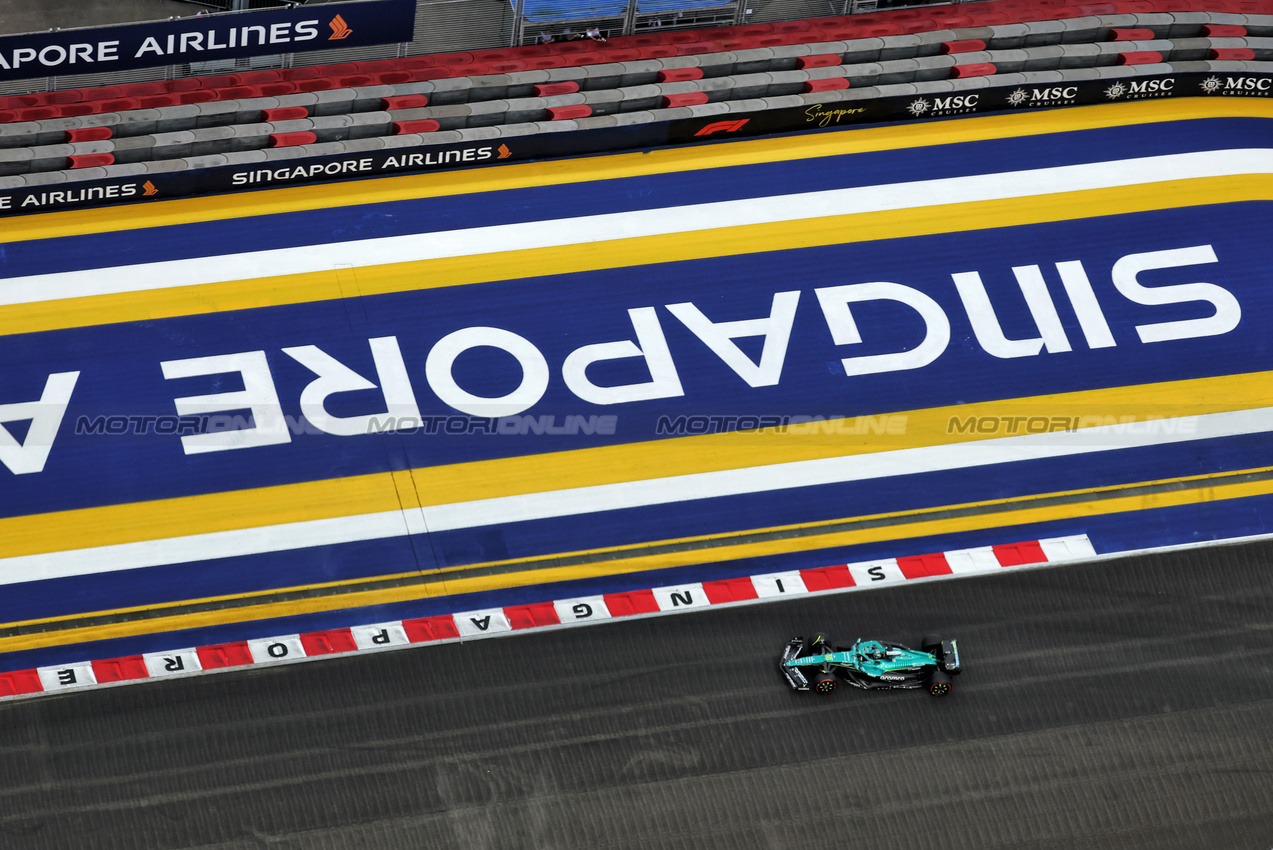 GP SINGAPORE, Lance Stroll (CDN) Aston Martin F1 Team AMR25.

04.10.2025. Formula 1 World Championship, Rd 18, Singapore Grand Prix, Marina Bay Street Circuit, Singapore, Qualifiche Day.

- www.xpbimages.com, EMail: requests@xpbimages.com © Copyright: Moy / XPB Images