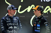 GP SINGAPORE, (L to R): Max Verstappen (NLD) Red Bull Racing with Oscar Piastri (AUS) McLaren in qualifying parc ferme.

04.10.2025. Formula 1 World Championship, Rd 18, Singapore Grand Prix, Marina Bay Street Circuit, Singapore, Qualifiche Day.

- www.xpbimages.com, EMail: requests@xpbimages.com © Copyright: Batchelor / XPB Images
