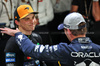 GP SINGAPORE, (L to R): Third placed Oscar Piastri (AUS) McLaren in qualifying parc ferme with second placed Max Verstappen (NLD) Red Bull Racing.

04.10.2025. Formula 1 World Championship, Rd 18, Singapore Grand Prix, Marina Bay Street Circuit, Singapore, Qualifiche Day.

- www.xpbimages.com, EMail: requests@xpbimages.com © Copyright: Batchelor / XPB Images