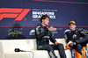 GP SINGAPORE, (L to R): George Russell (GBR) Mercedes AMG F1 e Oscar Piastri (AUS) McLaren in the post qualifying FIA Press Conference.

04.10.2025. Formula 1 World Championship, Rd 18, Singapore Grand Prix, Marina Bay Street Circuit, Singapore, Qualifiche Day.

- www.xpbimages.com, EMail: requests@xpbimages.com © Copyright: Bearne / XPB Images