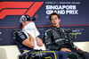 GP SINGAPORE, (L to R): Max Verstappen (NLD) Red Bull Racing e George Russell (GBR) Mercedes AMG F1 in the post qualifying FIA Press Conference.

04.10.2025. Formula 1 World Championship, Rd 18, Singapore Grand Prix, Marina Bay Street Circuit, Singapore, Qualifiche Day.

- www.xpbimages.com, EMail: requests@xpbimages.com © Copyright: Bearne / XPB Images
