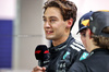 GP SINGAPORE, Pole sitter George Russell (GBR) Mercedes AMG F1 in qualifying parc ferme.

04.10.2025. Formula 1 World Championship, Rd 18, Singapore Grand Prix, Marina Bay Street Circuit, Singapore, Qualifiche Day.

- www.xpbimages.com, EMail: requests@xpbimages.com © Copyright: Charniaux / XPB Images