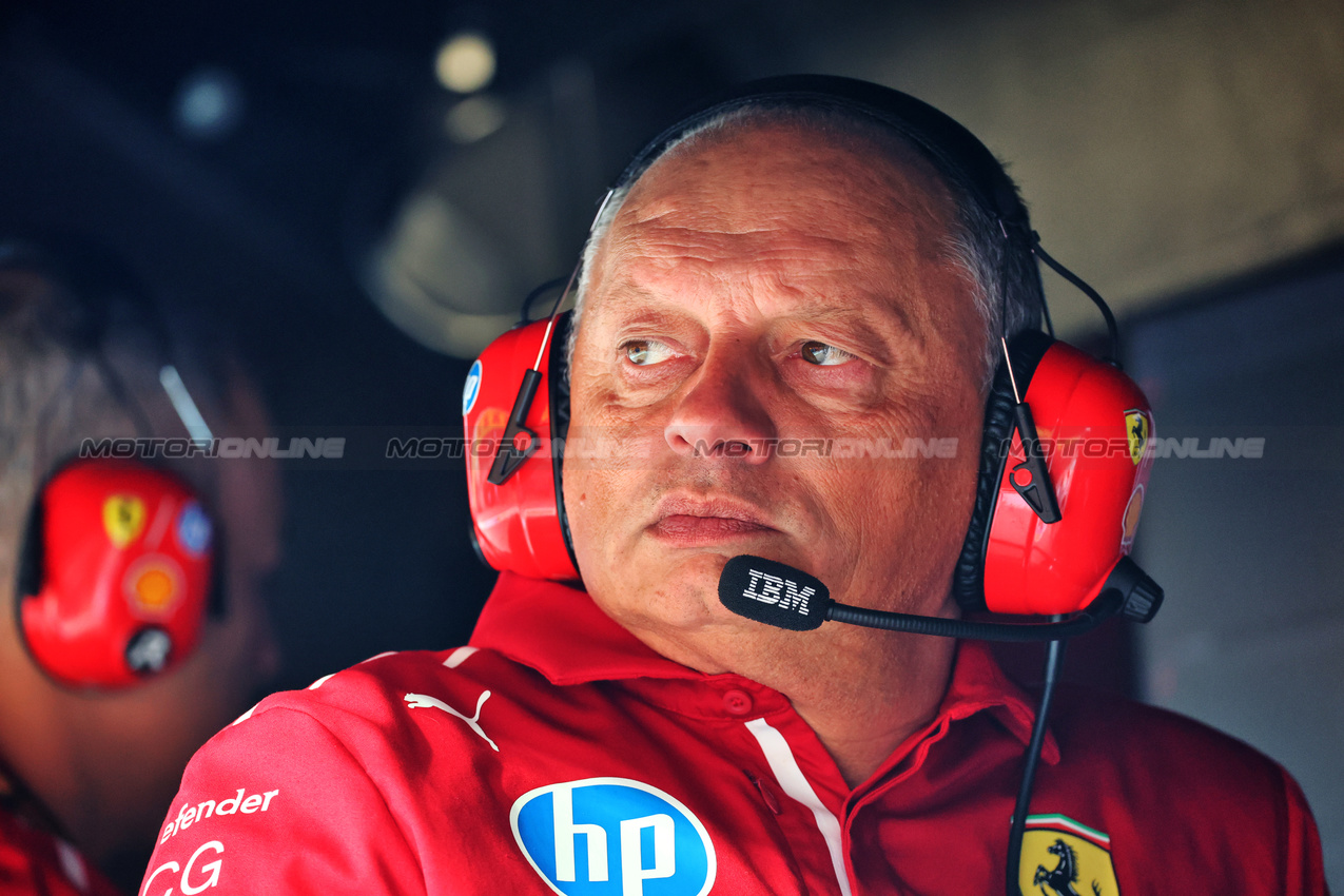 GP SINGAPORE, Frederic Vasseur (FRA) Ferrari Team Principal.

03.10.2025. Formula 1 World Championship, Rd 18, Singapore Grand Prix, Marina Bay Street Circuit, Singapore, Practice Day.

- www.xpbimages.com, EMail: requests@xpbimages.com © Copyright: Batchelor / XPB Images