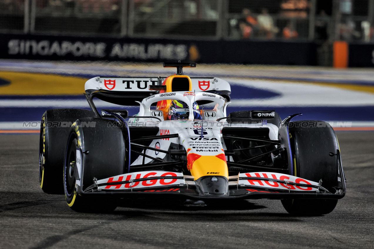 GP SINGAPORE, Isack Hadjar (FRA) Racing Bulls VCARB 02.

03.10.2025. Formula 1 World Championship, Rd 18, Singapore Grand Prix, Marina Bay Street Circuit, Singapore, Practice Day.

- www.xpbimages.com, EMail: requests@xpbimages.com © Copyright: Moy / XPB Images
