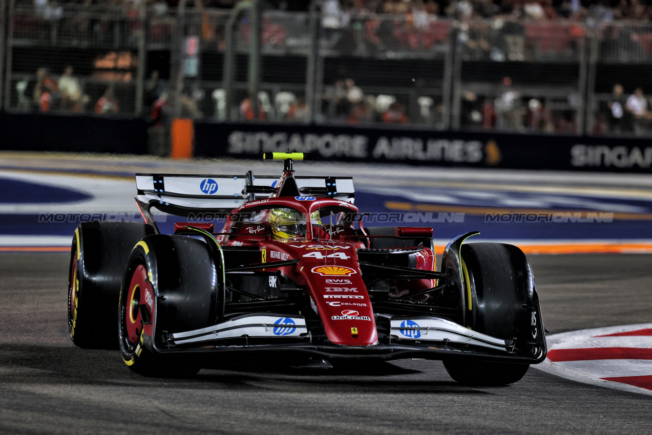 GP SINGAPORE, Lewis Hamilton (GBR) Ferrari SF-25.

03.10.2025. Formula 1 World Championship, Rd 18, Singapore Grand Prix, Marina Bay Street Circuit, Singapore, Practice Day.

- www.xpbimages.com, EMail: requests@xpbimages.com © Copyright: Moy / XPB Images
