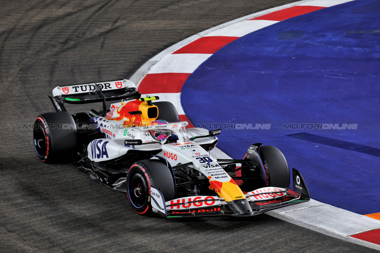 GP SINGAPORE, Liam Lawson (NZL) Racing Bulls VCARB 02.

03.10.2025. Formula 1 World Championship, Rd 18, Singapore Grand Prix, Marina Bay Street Circuit, Singapore, Practice Day.

- www.xpbimages.com, EMail: requests@xpbimages.com © Copyright: Moy / XPB Images