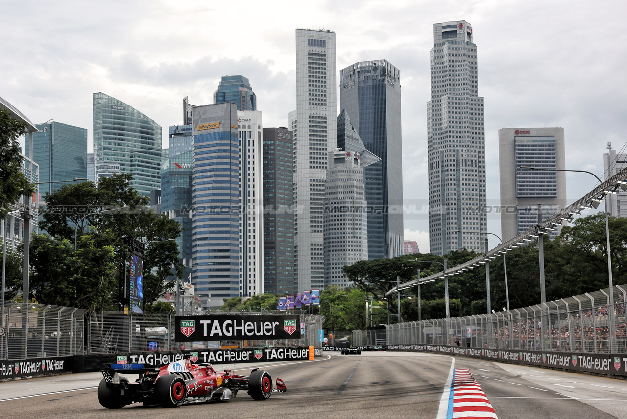 GP SINGAPORE, Charles Leclerc (MON) Ferrari SF-25.

03.10.2025. Formula 1 World Championship, Rd 18, Singapore Grand Prix, Marina Bay Street Circuit, Singapore, Practice Day.

- www.xpbimages.com, EMail: requests@xpbimages.com © Copyright: Charniaux / XPB Images
