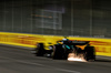 GP SINGAPORE, Fernando Alonso (ESP) Aston Martin F1 Team AMR25 sends sparks flying.

03.10.2025. Formula 1 World Championship, Rd 18, Singapore Grand Prix, Marina Bay Street Circuit, Singapore, Practice Day.

 - www.xpbimages.com, EMail: requests@xpbimages.com © Copyright: Rew / XPB Images