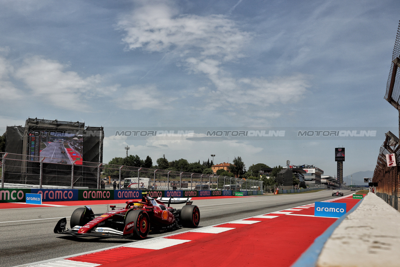 GP SPAGNA, Lewis Hamilton (GBR) Ferrari SF-25.

01.06.2025. Formula 1 World Championship, Rd 9, Spanish Grand Prix, Barcelona, Spain, Gara Day.

- www.xpbimages.com, EMail: requests@xpbimages.com © Copyright: Bearne / XPB Images