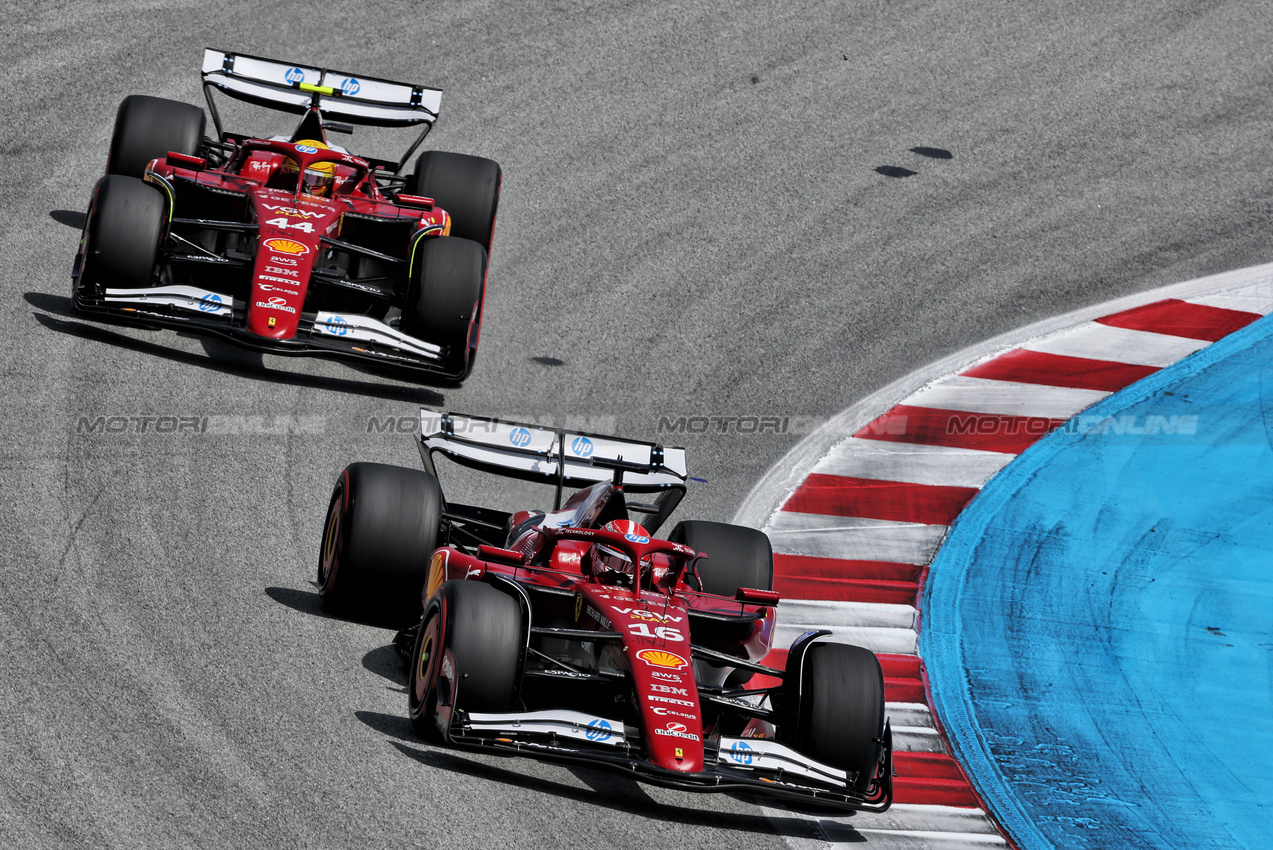 GP SPAGNA, Charles Leclerc (MON) Ferrari SF-25.

01.06.2025. Formula 1 World Championship, Rd 9, Spanish Grand Prix, Barcelona, Spain, Gara Day.

- www.xpbimages.com, EMail: requests@xpbimages.com © Copyright: Charniaux / XPB Images