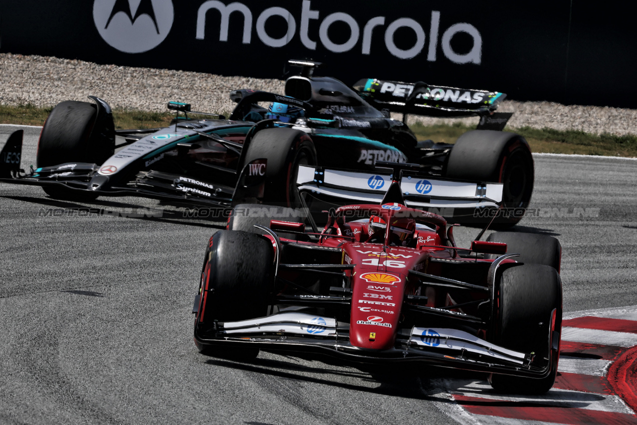GP SPAGNA, Charles Leclerc (MON) Ferrari SF-25.

01.06.2025. Formula 1 World Championship, Rd 9, Spanish Grand Prix, Barcelona, Spain, Gara Day.

- www.xpbimages.com, EMail: requests@xpbimages.com © Copyright: Charniaux / XPB Images