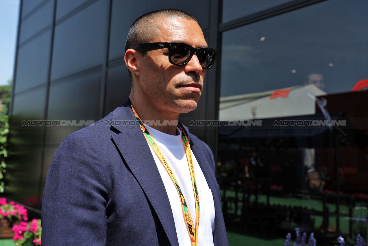 GP SPAGNA, Ivan Cordoba (COL) Former Football Player.

01.06.2025. Formula 1 World Championship, Rd 9, Spanish Grand Prix, Barcelona, Spain, Gara Day.

 - www.xpbimages.com, EMail: requests@xpbimages.com © Copyright: Rew / XPB Images
