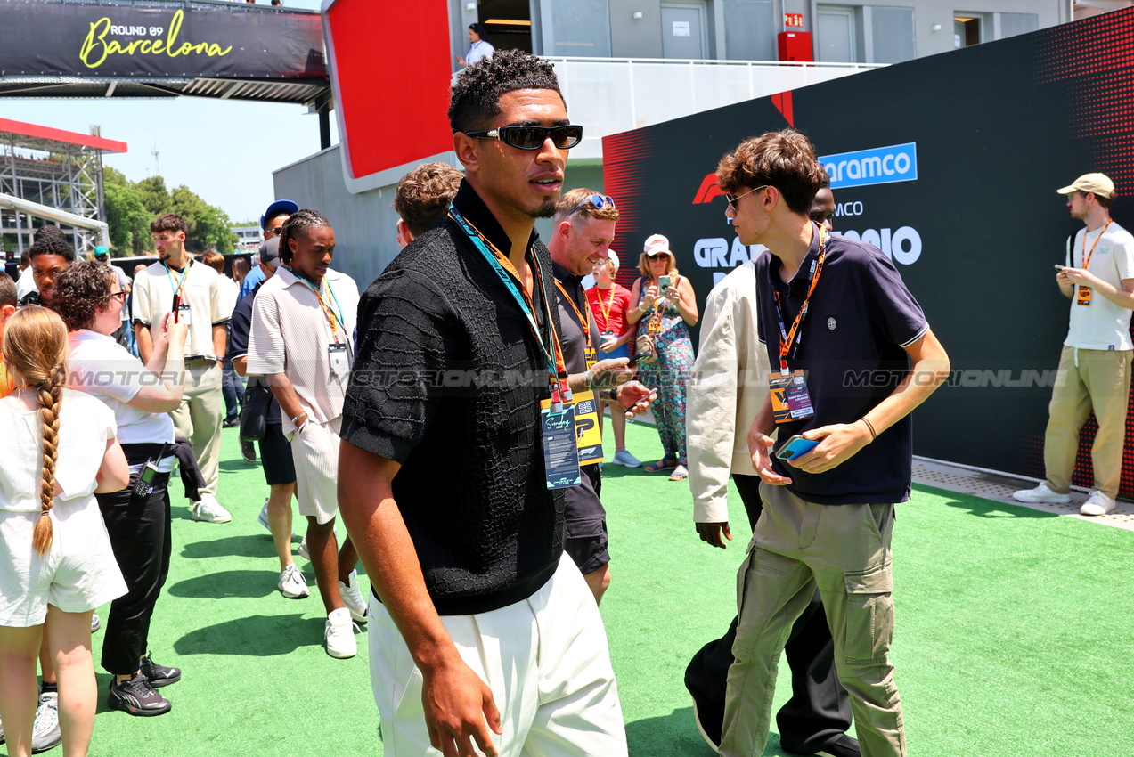 GP SPAGNA, Jude Bellingham (GBR) England Football Team Player.

01.06.2025. Formula 1 World Championship, Rd 9, Spanish Grand Prix, Barcelona, Spain, Gara Day.

- www.xpbimages.com, EMail: requests@xpbimages.com © Copyright: Batchelor / XPB Images