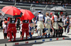 GP SPAGNA, Drivers as the grid observes the national anthem.

01.06.2025. Formula 1 World Championship, Rd 9, Spanish Grand Prix, Barcelona, Spain, Gara Day.

- www.xpbimages.com, EMail: requests@xpbimages.com © Copyright: Bearne / XPB Images