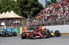 GP SPAGNA, Charles Leclerc (MON) Ferrari SF-25 e Max Verstappen (NLD) Red Bull Racing RB21 battle for position.

01.06.2025. Formula 1 World Championship, Rd 9, Spanish Grand Prix, Barcelona, Spain, Gara Day.

- www.xpbimages.com, EMail: requests@xpbimages.com © Copyright: Batchelor / XPB Images