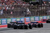 GP SPAGNA, Max Verstappen (NLD) Red Bull Racing RB21; Charles Leclerc (MON) Ferrari SF-25; e George Russell (GBR) Mercedes AMG F1 W16 battle for position.

01.06.2025. Formula 1 World Championship, Rd 9, Spanish Grand Prix, Barcelona, Spain, Gara Day.

- www.xpbimages.com, EMail: requests@xpbimages.com © Copyright: Batchelor / XPB Images