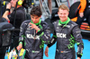 GP SPAGNA, (L to R): Gabriel Bortoleto (BRA) Sauber e team mate Nico Hulkenberg (GER) Sauber in parc ferme.

01.06.2025. Formula 1 World Championship, Rd 9, Spanish Grand Prix, Barcelona, Spain, Gara Day.

- www.xpbimages.com, EMail: requests@xpbimages.com © Copyright: Batchelor / XPB Images