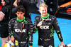 GP SPAGNA, (L to R): Gabriel Bortoleto (BRA) Sauber e team mate Nico Hulkenberg (GER) Sauber in parc ferme.

01.06.2025. Formula 1 World Championship, Rd 9, Spanish Grand Prix, Barcelona, Spain, Gara Day.

- www.xpbimages.com, EMail: requests@xpbimages.com © Copyright: Batchelor / XPB Images