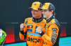GP SPAGNA, Gara winner Oscar Piastri (AUS) McLaren celebrates in parc ferme with team mate Lando Norris (GBR) McLaren (Left).

01.06.2025. Formula 1 World Championship, Rd 9, Spanish Grand Prix, Barcelona, Spain, Gara Day.

- www.xpbimages.com, EMail: requests@xpbimages.com © Copyright: Batchelor / XPB Images