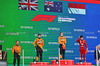GP SPAGNA, The podium (L to R): Lando Norris (GBR) McLaren, second; Oscar Piastri (AUS) McLaren, vincitore; Charles Leclerc (MON) Ferrari, third.

01.06.2025. Formula 1 World Championship, Rd 9, Spanish Grand Prix, Barcelona, Spain, Gara Day.

- www.xpbimages.com, EMail: requests@xpbimages.com © Copyright: Batchelor / XPB Images