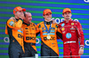 GP SPAGNA, The podium (L to R): Lando Norris (GBR) McLaren, second; Oscar Piastri (AUS) McLaren, vincitore; Charles Leclerc (MON) Ferrari, third.

01.06.2025. Formula 1 World Championship, Rd 9, Spanish Grand Prix, Barcelona, Spain, Gara Day.

- www.xpbimages.com, EMail: requests@xpbimages.com © Copyright: Batchelor / XPB Images