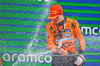 GP SPAGNA, Gara winner Oscar Piastri (AUS) McLaren celebrates on the podium.

01.06.2025. Formula 1 World Championship, Rd 9, Spanish Grand Prix, Barcelona, Spain, Gara Day.

- www.xpbimages.com, EMail: requests@xpbimages.com © Copyright: Batchelor / XPB Images