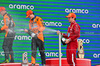 GP SPAGNA, The podium (L to R): Lando Norris (GBR) McLaren, second; Oscar Piastri (AUS) McLaren, vincitore; Charles Leclerc (MON) Ferrari, third.

01.06.2025. Formula 1 World Championship, Rd 9, Spanish Grand Prix, Barcelona, Spain, Gara Day.

- www.xpbimages.com, EMail: requests@xpbimages.com © Copyright: Batchelor / XPB Images