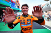 GP SPAGNA, Lando Norris (GBR) McLaren celebrates his second position in parc ferme.

01.06.2025. Formula 1 World Championship, Rd 9, Spanish Grand Prix, Barcelona, Spain, Gara Day.

 - www.xpbimages.com, EMail: requests@xpbimages.com © Copyright: Rew / XPB Images