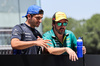 GP SPAGNA, Carlos Sainz Jr (ESP), Atlassian Williams Racing e Fernando Alonso (ESP), Aston Martin Racing 
01.06.2025. Formula 1 World Championship, Rd 9, Spanish Grand Prix, Barcelona, Spain, Gara Day.
- www.xpbimages.com, EMail: requests@xpbimages.com © Copyright: Charniaux / XPB Images