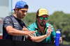 GP SPAGNA, Carlos Sainz Jr (ESP), Atlassian Williams Racing e Fernando Alonso (ESP), Aston Martin Racing 
01.06.2025. Formula 1 World Championship, Rd 9, Spanish Grand Prix, Barcelona, Spain, Gara Day.
- www.xpbimages.com, EMail: requests@xpbimages.com © Copyright: Charniaux / XPB Images